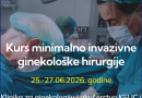TEČAJ MINIMALNO INVAZIVNE GINEKOLOŠKE KIRURGIJE